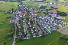 Vue aérienne de Quartier Hausen an der Aach in Singen dans le département Bade-Wurtemberg, Allemagne