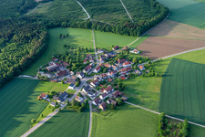 Vue aérienne de Quartier Kappel in Wald dans le département Bade-Wurtemberg, Allemagne