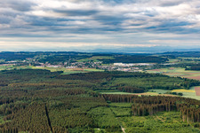 Vue aérienne de Pfullendorf dans le département Bade-Wurtemberg, Allemagne