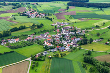 Vue aérienne de Quartier Danketsweiler in Horgenzell dans le département Bade-Wurtemberg, Allemagne