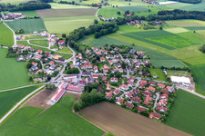 Vue aérienne de Quartier Zogenweiler in Horgenzell dans le département Bade-Wurtemberg, Allemagne
