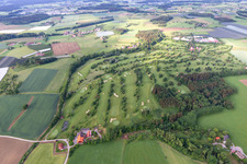 Photographie aérienne de Terrain de golf Ravensburg à le quartier Schmalegg in Ravensburg dans le département Bade-Wurtemberg, Allemagne