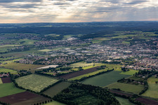 Vue aérienne de Weingarten bei Ravensburg dans le département Bade-Wurtemberg, Allemagne