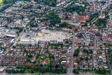 Photographie aérienne de Basilique Saint-Martin à Weingarten bei Ravensburg dans le département Bade-Wurtemberg, Allemagne