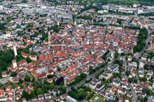 Vue aérienne de Vieille ville historique à Ravensburg dans le département Bade-Wurtemberg, Allemagne