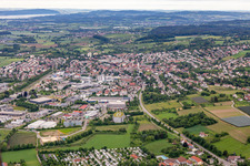 Vue aérienne de Quartier Möggenweiler in Markdorf dans le département Bade-Wurtemberg, Allemagne