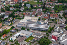 Vue aérienne de Alpla à le quartier Möggenweiler in Markdorf dans le département Bade-Wurtemberg, Allemagne