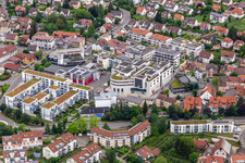 Vue aérienne de Centre commercial PROMA Lac de Constance à Markdorf dans le département Bade-Wurtemberg, Allemagne