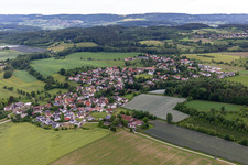 Vue aérienne de Quartier Unterstenweiler in Salem dans le département Bade-Wurtemberg, Allemagne