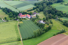 Vue aérienne de Maison de retraite et de soins infirmiers de Wespach à le quartier Unterstenweiler in Salem dans le département Bade-Wurtemberg, Allemagne