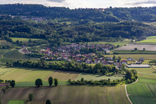 Vue aérienne de Quartier Leustetten in Frickingen dans le département Bade-Wurtemberg, Allemagne