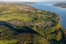 Vue aérienne de Quartier Hödingen in Überlingen dans le département Bade-Wurtemberg, Allemagne