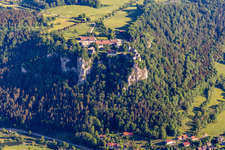 Auberge de jeunesse DJH Burg Wildenstein à Leibertingen dans le département Bade-Wurtemberg, Allemagne hors des airs