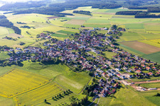Vue aérienne de Quartier Kreenheinstetten in Leibertingen dans le département Bade-Wurtemberg, Allemagne