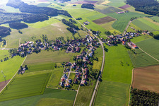 Vue aérienne de Quartier Langenhart in Meßkirch dans le département Bade-Wurtemberg, Allemagne