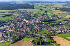 Enregistrement par drone de Meßkirch dans le département Bade-Wurtemberg, Allemagne