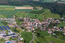 Vue aérienne de Quartier Heudorf in Meßkirch dans le département Bade-Wurtemberg, Allemagne