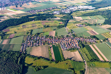 Erlenbach bei Kandel dans le département Rhénanie-Palatinat, Allemagne vue d'en haut
