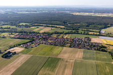 Herxheimweyher dans le département Rhénanie-Palatinat, Allemagne vu d'un drone