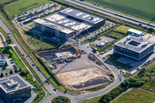 Vue aérienne de Groupe MTS à Rülzheim dans le département Rhénanie-Palatinat, Allemagne