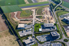 Photographie aérienne de Agrandissement de la zone commerciale nord à Rülzheim dans le département Rhénanie-Palatinat, Allemagne
