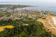 Vue aérienne de Plobannalec-Lesconil dans le département Finistère, France