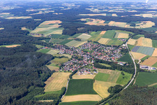 Vue aérienne de Quartier Griesbach in Reisbach dans le département Bavière, Allemagne