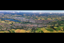 Quartier Höll in Dingolfing dans le département Bavière, Allemagne d'en haut