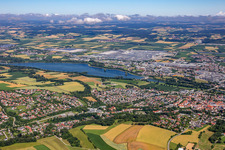 Dingolfing dans le département Bavière, Allemagne d'en haut
