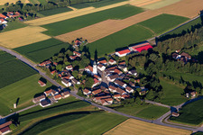 Vue aérienne de Quartier Jägerndorf in Arnstorf dans le département Bavière, Allemagne