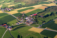 Vue aérienne de Quartier Jägerndorf in Arnstorf dans le département Bavière, Allemagne