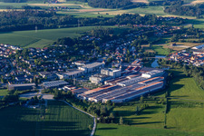 Vue aérienne de Arnstorf dans le département Bavière, Allemagne