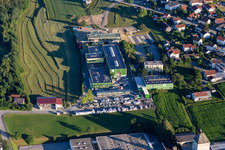 Vue aérienne de Pröckl GmbH à Arnstorf dans le département Bavière, Allemagne