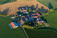 Vue aérienne de Quartier Weng in Aldersbach dans le département Bavière, Allemagne