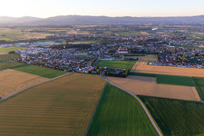 Vue aérienne de Quartier Altenmarkt in Osterhofen dans le département Bavière, Allemagne