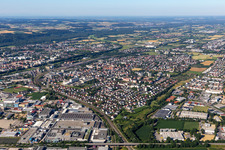Landshut dans le département Bavière, Allemagne hors des airs