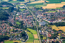 Vue aérienne de Quartier Prinkofen in Ergoldsbach dans le département Bavière, Allemagne