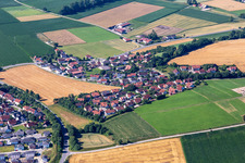 Vue aérienne de Quartier Hörmannsdorf in Weng dans le département Bavière, Allemagne