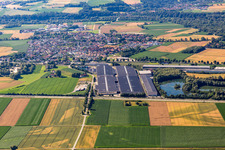 Vue aérienne de Quartier Kronwieden in Loiching dans le département Bavière, Allemagne