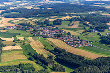 Photographie aérienne de Quartier Lengthal in Moosthenning dans le département Bavière, Allemagne