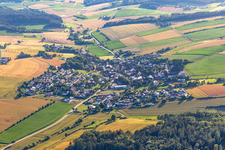Vue aérienne de Quartier Ottering in Moosthenning dans le département Bavière, Allemagne
