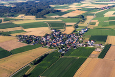 Vue aérienne de Quartier Hankofen in Leiblfing dans le département Bavière, Allemagne