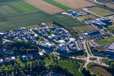 Vue aérienne de Quartier Alburg in Straubing dans le département Bavière, Allemagne