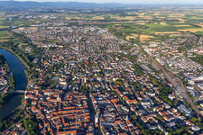 Straubing dans le département Bavière, Allemagne d'en haut