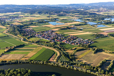 Vue aérienne de Quartier Kößnach in Kirchroth dans le département Bavière, Allemagne