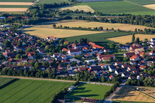 Vue aérienne de SC Kirchroth à le quartier Thalstetten in Kirchroth dans le département Bavière, Allemagne