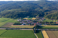 Vue aérienne de Quartier Pillnach in Kirchroth dans le département Bavière, Allemagne
