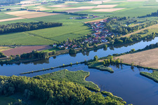 Vue aérienne de Quartier Gmünd in Pfatter dans le département Bavière, Allemagne