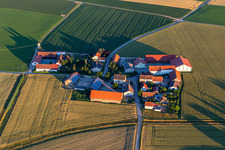 Vue aérienne de Quartier Ehring in Riekofen dans le département Bavière, Allemagne