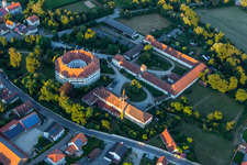 Photographie aérienne de Château Sünching à Sünching dans le département Bavière, Allemagne